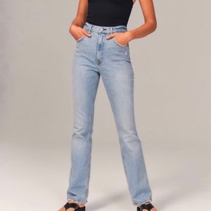 Abercrombie & Fitch Ultra High Rise 70s Vintage Flare Jeans - 32 / 14